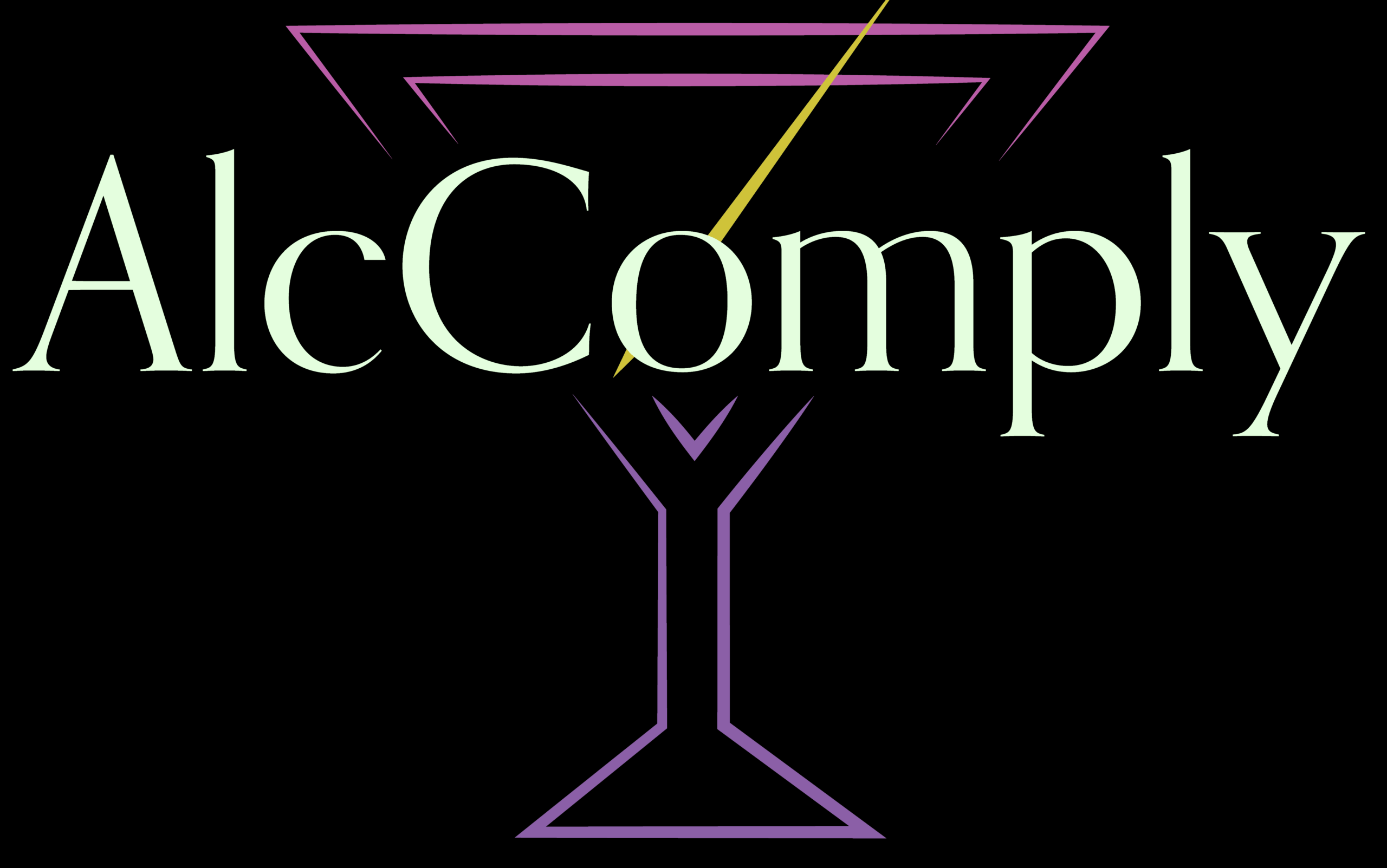 AlcComply Martini Logo